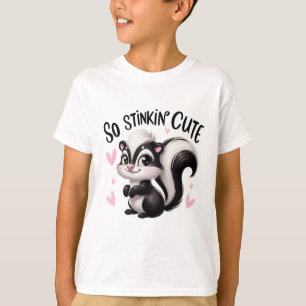 Camiseta Arte de Gambá Tão Fofinho