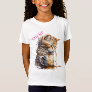 CAMISETA ARTE DE GATINHO