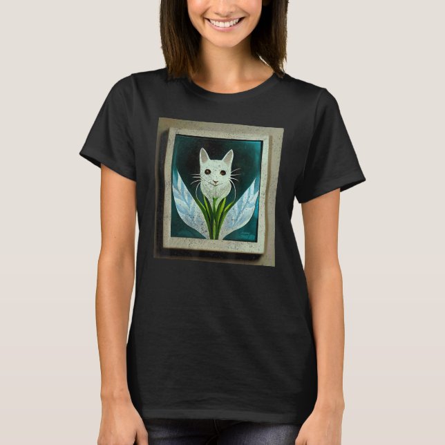 Camiseta Arte de Gato (Frente)