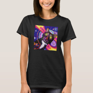 Camiseta Arte de gato colorida gato adorável Premium
