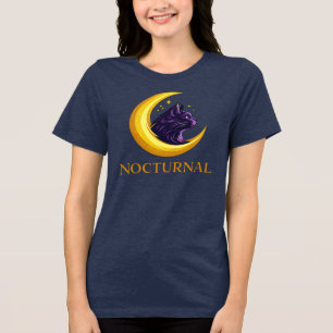Camiseta arte de gato preto