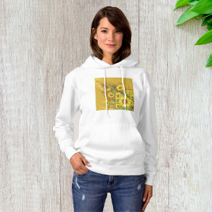 Camiseta Arte de Girassol Grunge Negrito Rústico Floral Ama