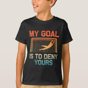 Camiseta Arte de Goleiro de Futebol Para Homens Mulheres Me
