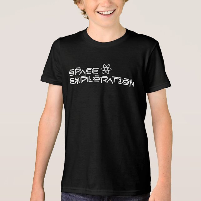 Camiseta Arte de Grafite de Exploração do Espaço (Frente)