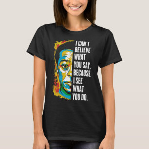 Camiseta Arte de Grafite James Ldwin Juneteenth História Ne