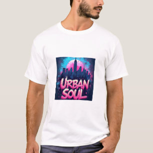 Camiseta Arte de Grafite Urbano Neon Streetwear Digital