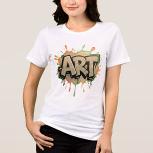 Camiseta Arte de Grafite Urbano Splash Pulse Bold Street Ex