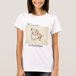 Camiseta Arte de Heather Winnie, o pescoço da tripulação de