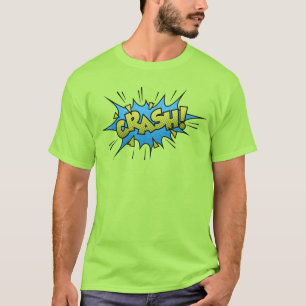 Camiseta Arte de história em quadrinhos Bolha de explosão V