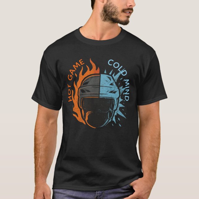 Camiseta Arte de Hóquei (Frente)