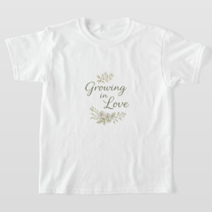 Camiseta Arte de IA de folhas verdes