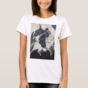Camiseta Arte de Ícone Ortodoxo Oriental de São Jorge o Vit