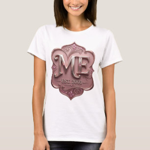 Camiseta Arte de Impressão ABSTRACTA de Ouro Limpo