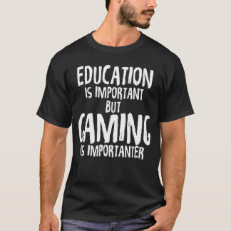 Camiseta Arte de jogos eletrônicos é importante Sarcasmees 