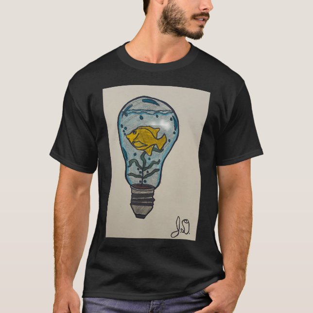 Camiseta Arte de lâmpada (Frente)