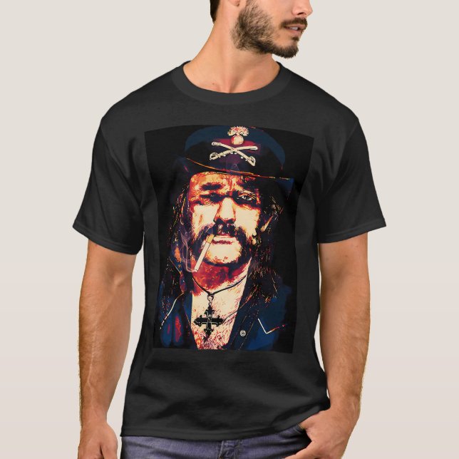 Camiseta Arte de Lemmy Kilmister (Frente)
