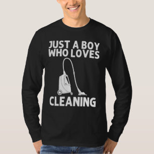Camiseta Arte De Limpeza legal Para Meninos Ferramenta Limp
