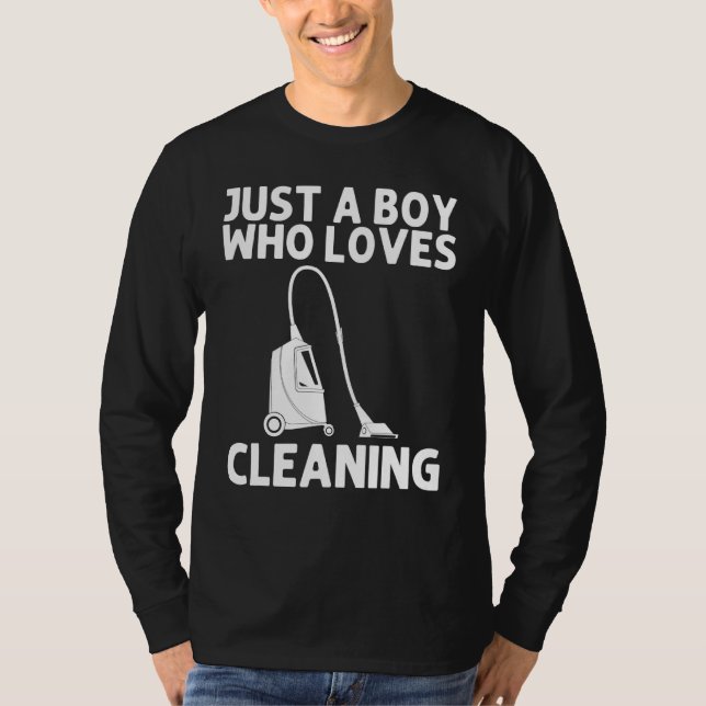 Camiseta Arte De Limpeza legal Para Meninos Ferramenta Limp (Frente)