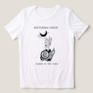 Camiseta Arte de Linha Astrologia de Peixes Vintage