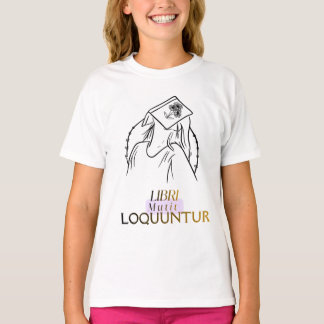 Camiseta Arte de Linha Citação Latina Dark Academia