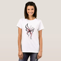 Arte de Linha de Borboleta Elegante