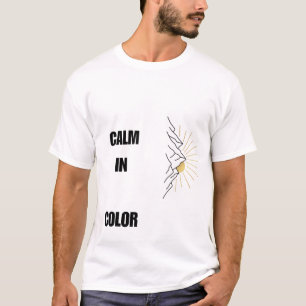 Camiseta Arte de Linha do Nascer do Sol Minimalista na Mont