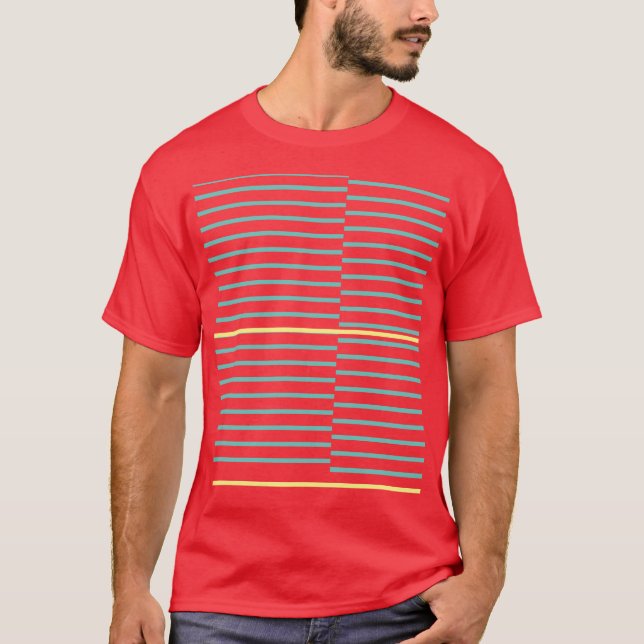 Camiseta Arte de linha: pop (Frente)