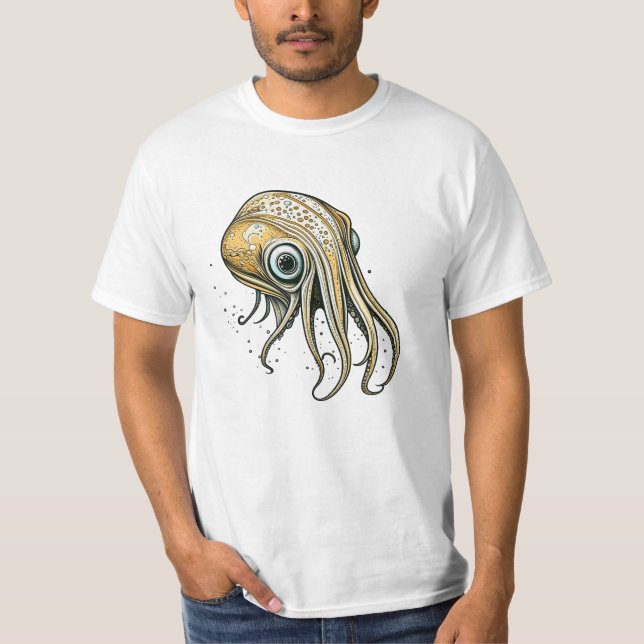 Camiseta Arte de Lula Engraçada em Linha (Frente)
