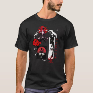 Camiseta Arte de manga Itachi Uchiwa