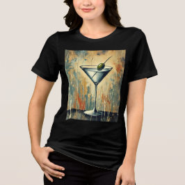 Camiseta Arte de Martini em Mídia Mista do Meio do Século
