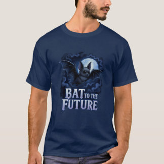 Camiseta Arte de Morcego Gótico - Estética de Humor Sombrio