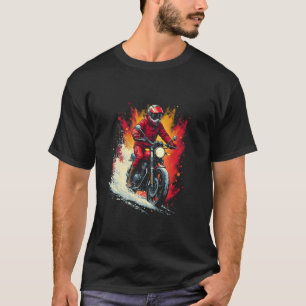 Camiseta Arte de Motociclista