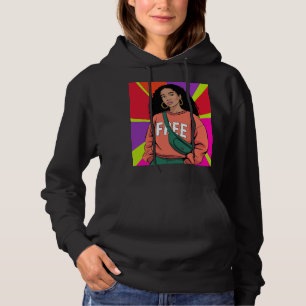 Camiseta Arte de Mulher Negra Estilosa