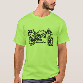 Camiseta Arte de Ninja Sportbike