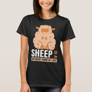Camiseta Arte de Ovelha de Amor