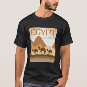 Camiseta Arte de paisagem minimalista do deserto do pôr do