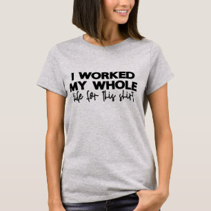 Camiseta Arte de palavra de aposentadoria