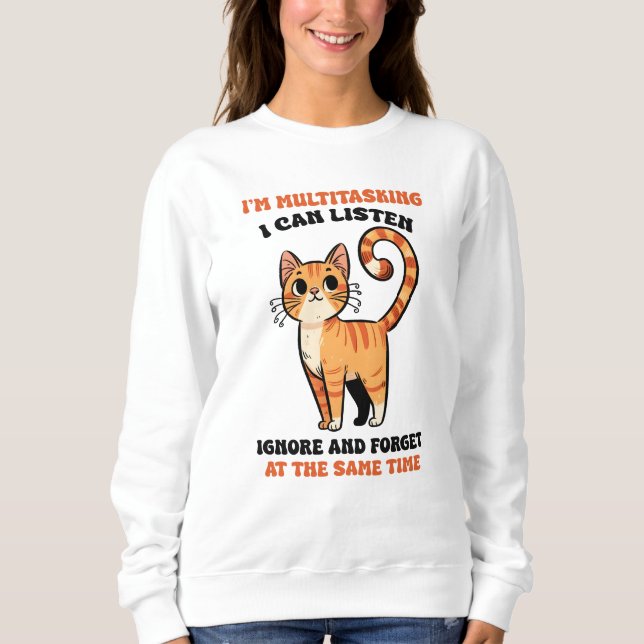 Camiseta arte de palavra de multitarefa sarcasmo engraçado (Frente)