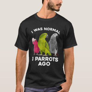 Camiseta Arte de Papagaio Legal Para Homens Mulheres Cacatu