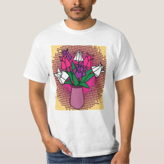 Camiseta Arte de papel dobrável
