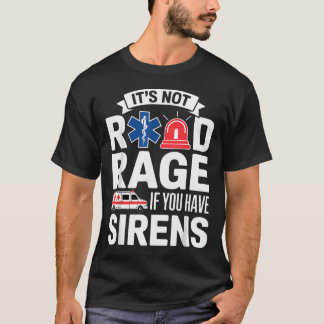Camiseta Arte de Paramédico Engraçada para Socorristas