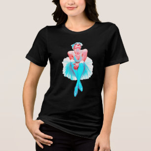 Camiseta Arte de Parede Bailarina Elegante – Dança de Balle