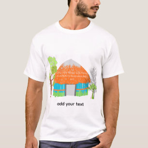 Camiseta Arte de Parede de Casa Pequena Casa Aco