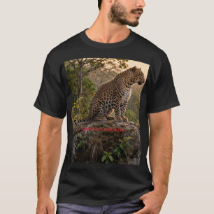 Camiseta Arte de Parede em Madeira Parque Nacional de Yala 