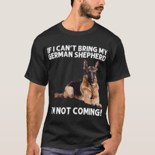 Camiseta Arte de Pastor Alemão para Homens Mulheres Pastor