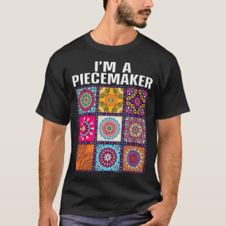 Camiseta Arte de Patchwork para Mães Costureiras e Patchwor