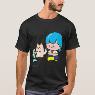 Camiseta Arte de Peixe Caprichosa
