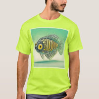 Arte de Peixe Estilizada