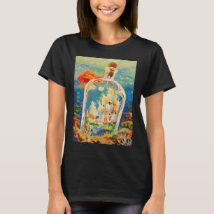 Camiseta Arte de peixe kawaii fofa [[totoro]] em -%[ghiblis