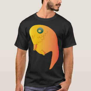 Camiseta Arte de Peixe Pequeno e Fofo